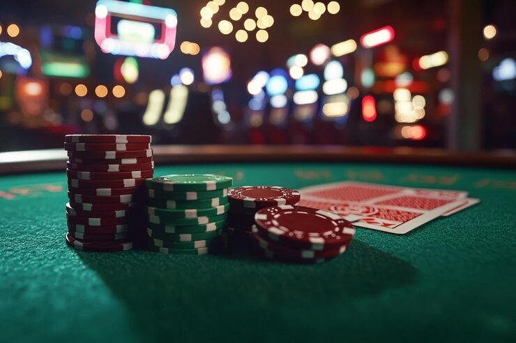 klikslots live-dealer studio with multi-camera setup and professional dealers